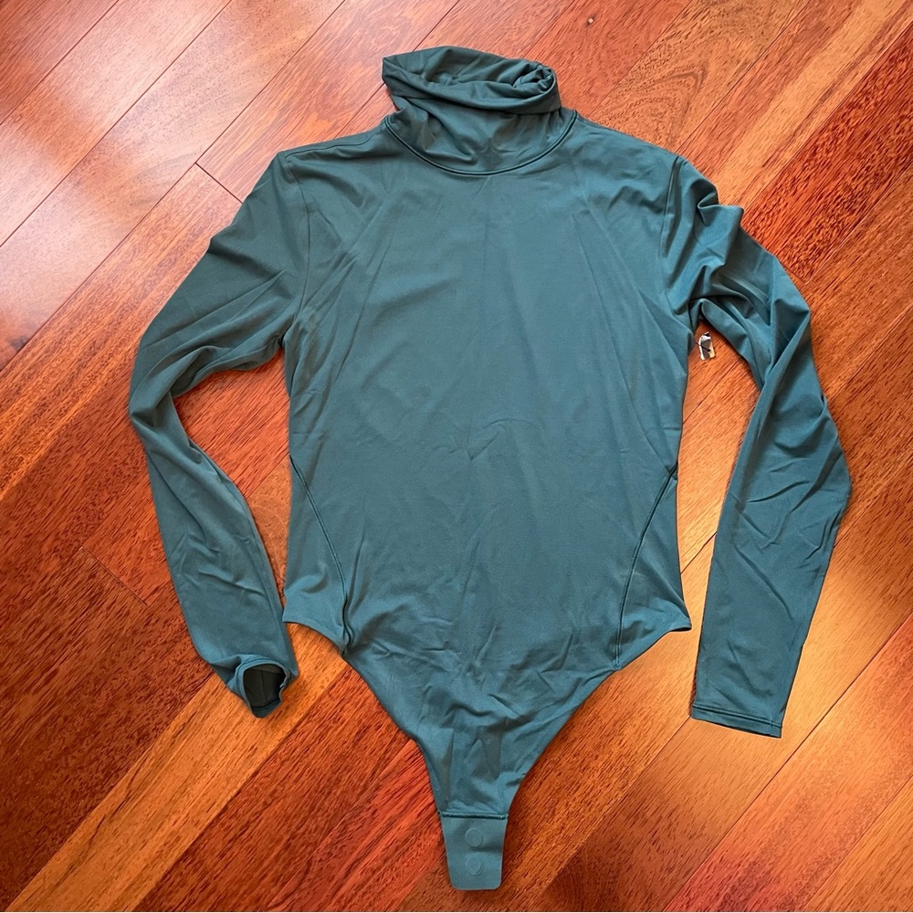 lululemon athletica dark green Long Sleeve Turtleneck One Piece